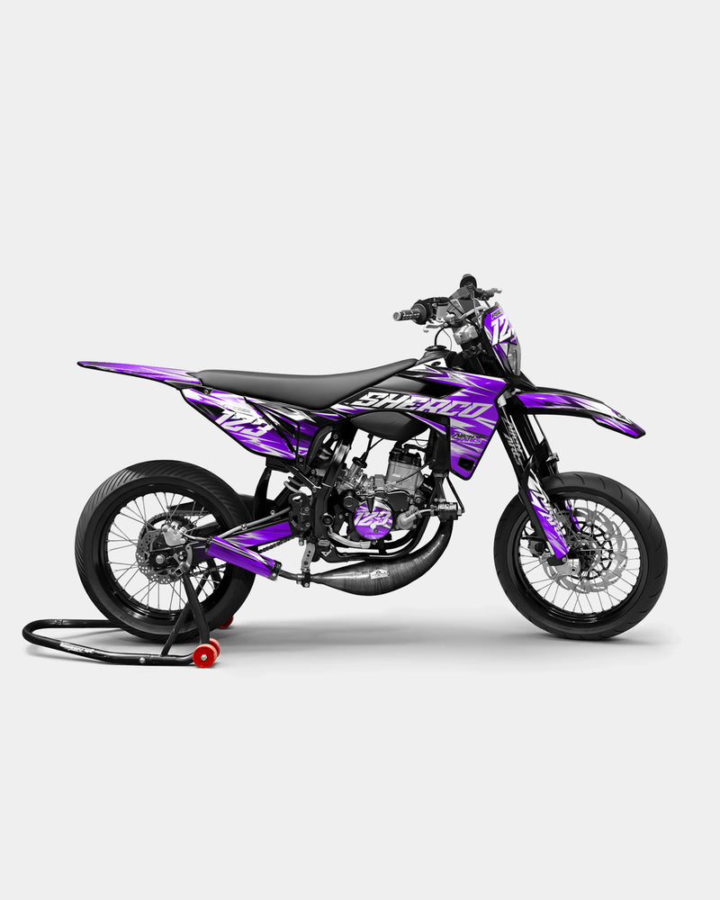 AUROPE - Kit deco SHERCO 50cc - Violet