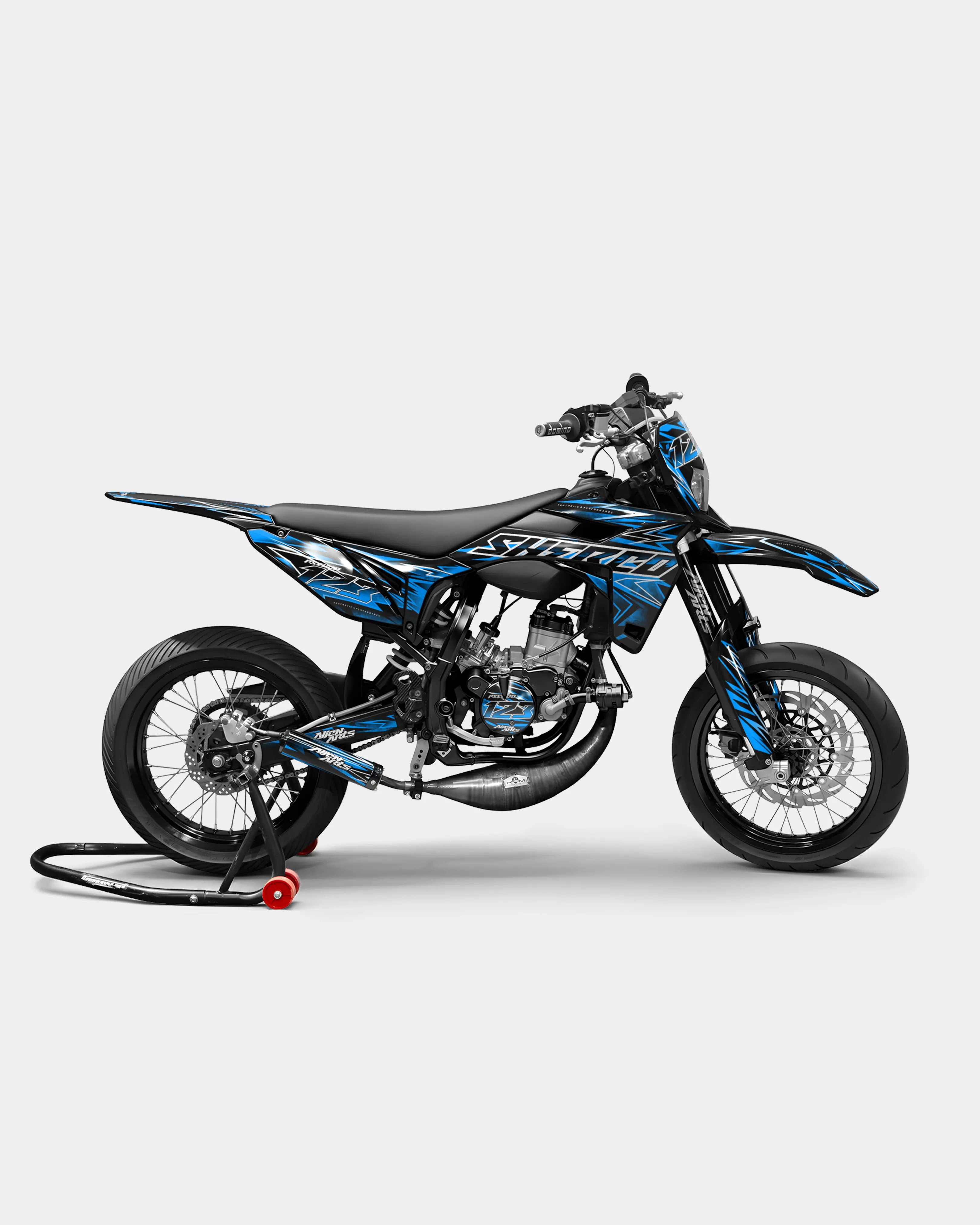 BRUME - Kit deco SHERCO 50cc - Bleu
