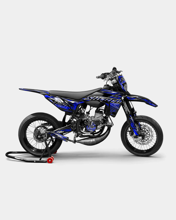 BRUME - Kit deco SHERCO 50cc - Bleu foncé