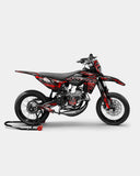 BRUME – Dekorationsset SHERCO 50cc – Rot