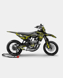 BRUME - Dekorationsset SHERCO 50cc - Gelb