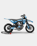 CALYPSO - Dekorationsset SHERCO 50cc - Blau