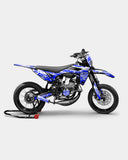 CALYPSO - Dekorationsset SHERCO 50cc - Dunkelblau
