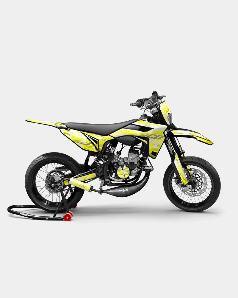 CALYPSO - Kit deco SHERCO 50cc - Jaune