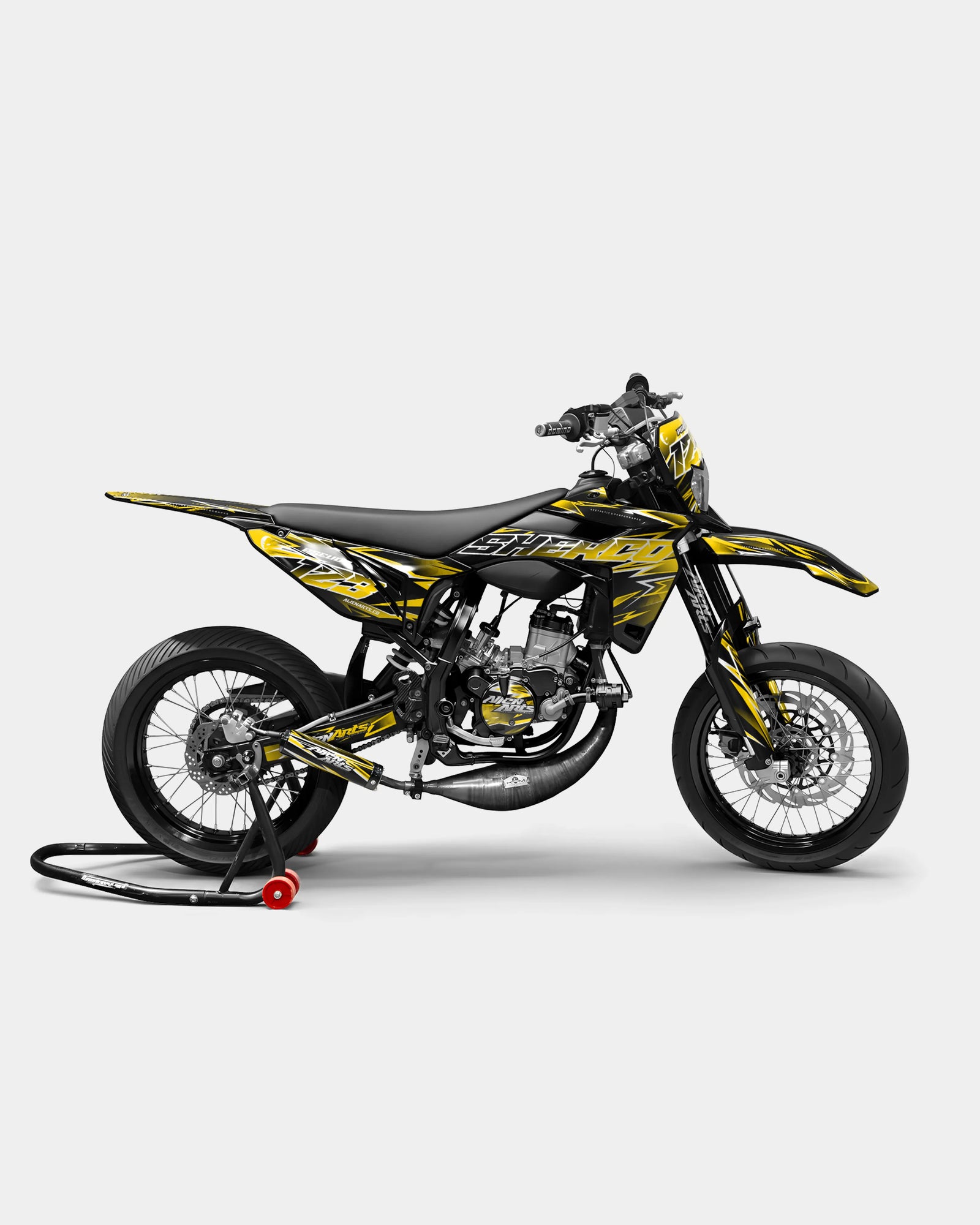 CIEL - Dekorationsset SHERCO 50cc - Dunkelgelb