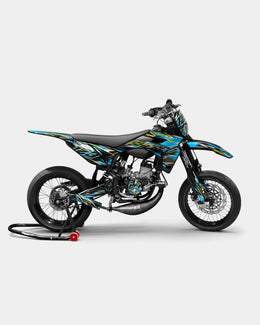 ECLAT - Kit deco SHERCO 50cc - Bleu — vue 1