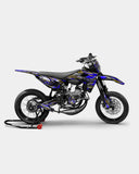 ECLAT - Dekorationsset SHERCO 50cc - Dunkelblau