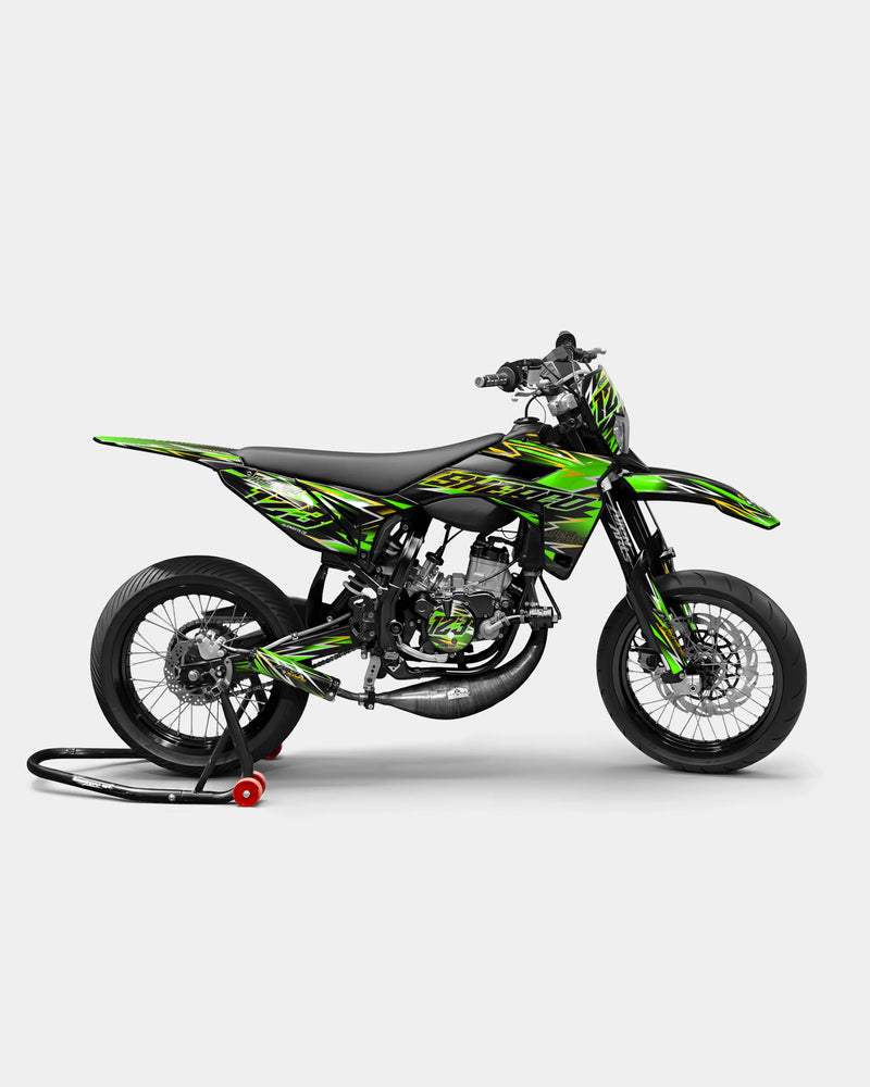 ECLAT - Kit deco SHERCO 50cc - Vert
