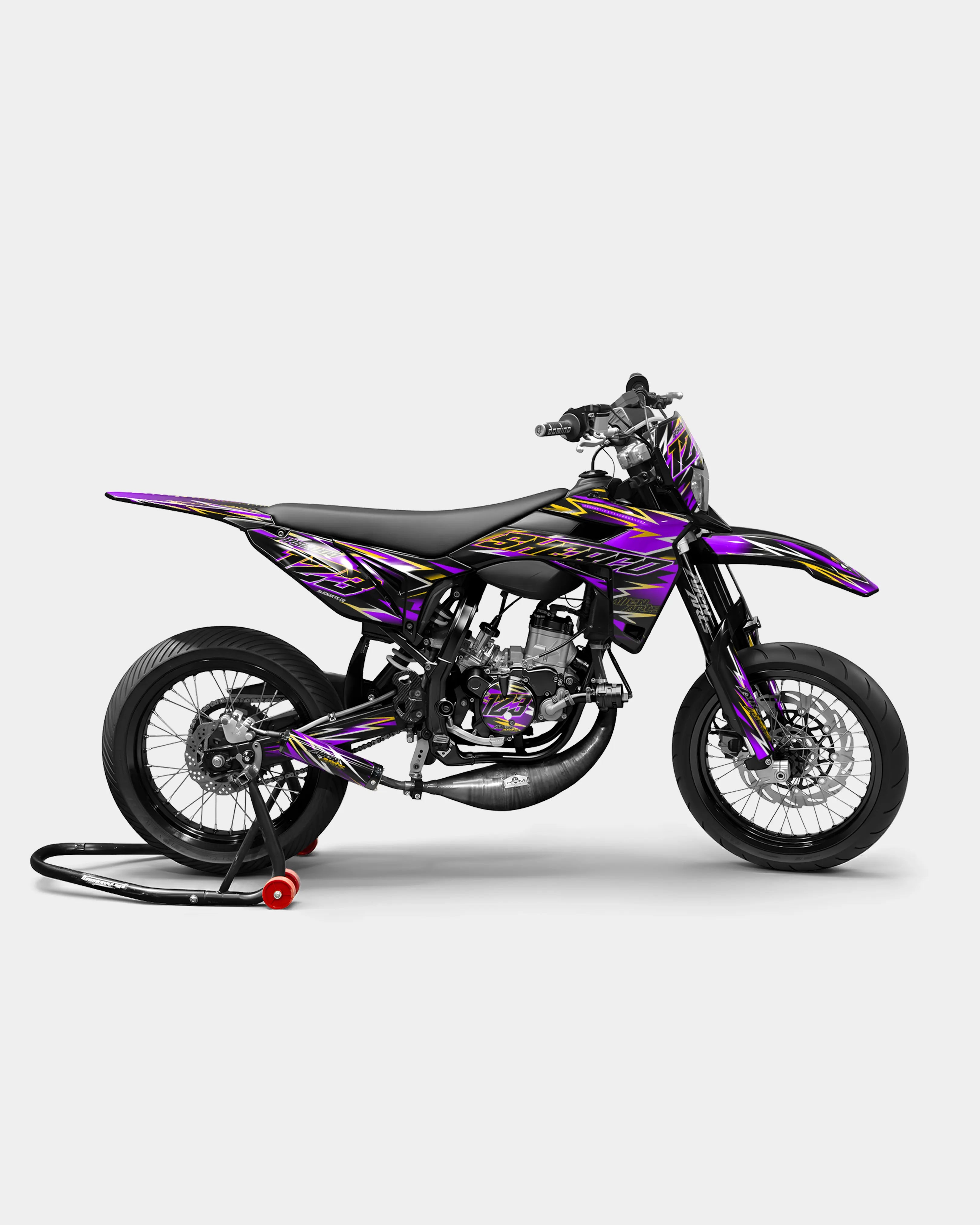 ECLAT - Kit deco SHERCO 50cc - Violet