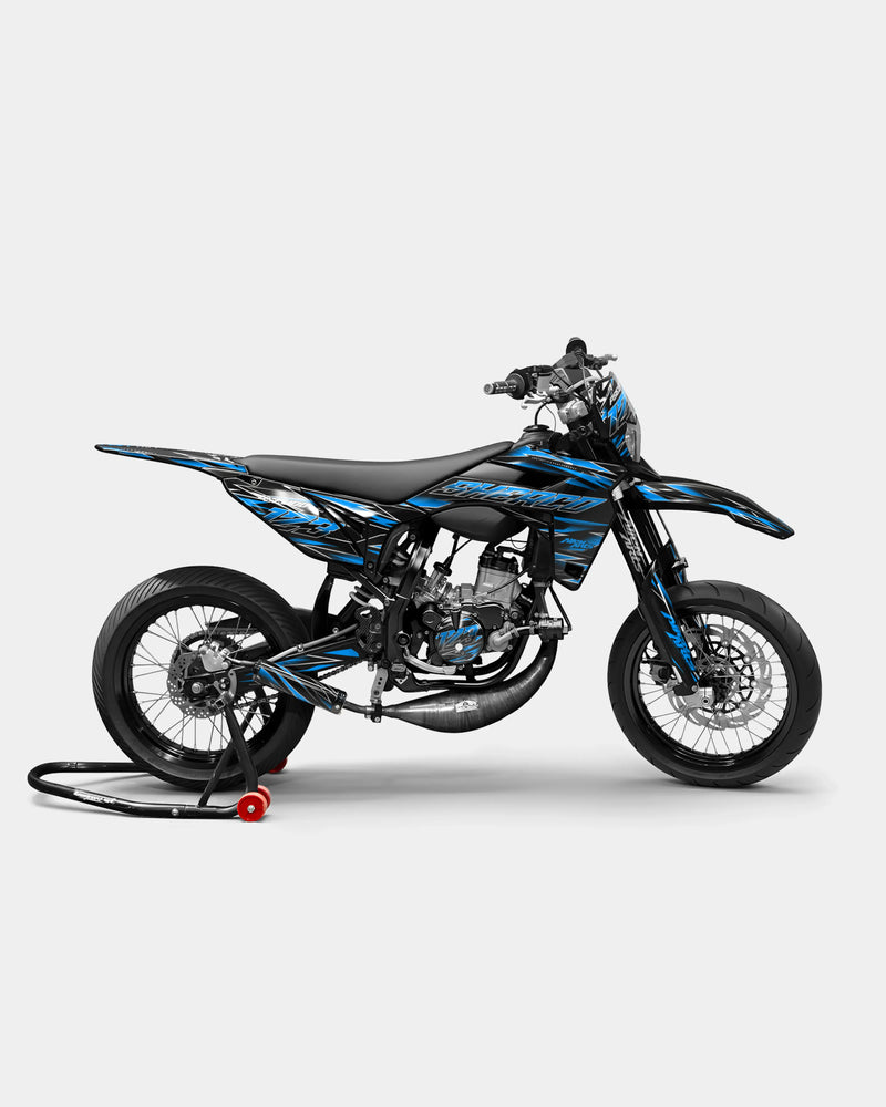 ELARA - Kit deco SHERCO 50cc - Bleu