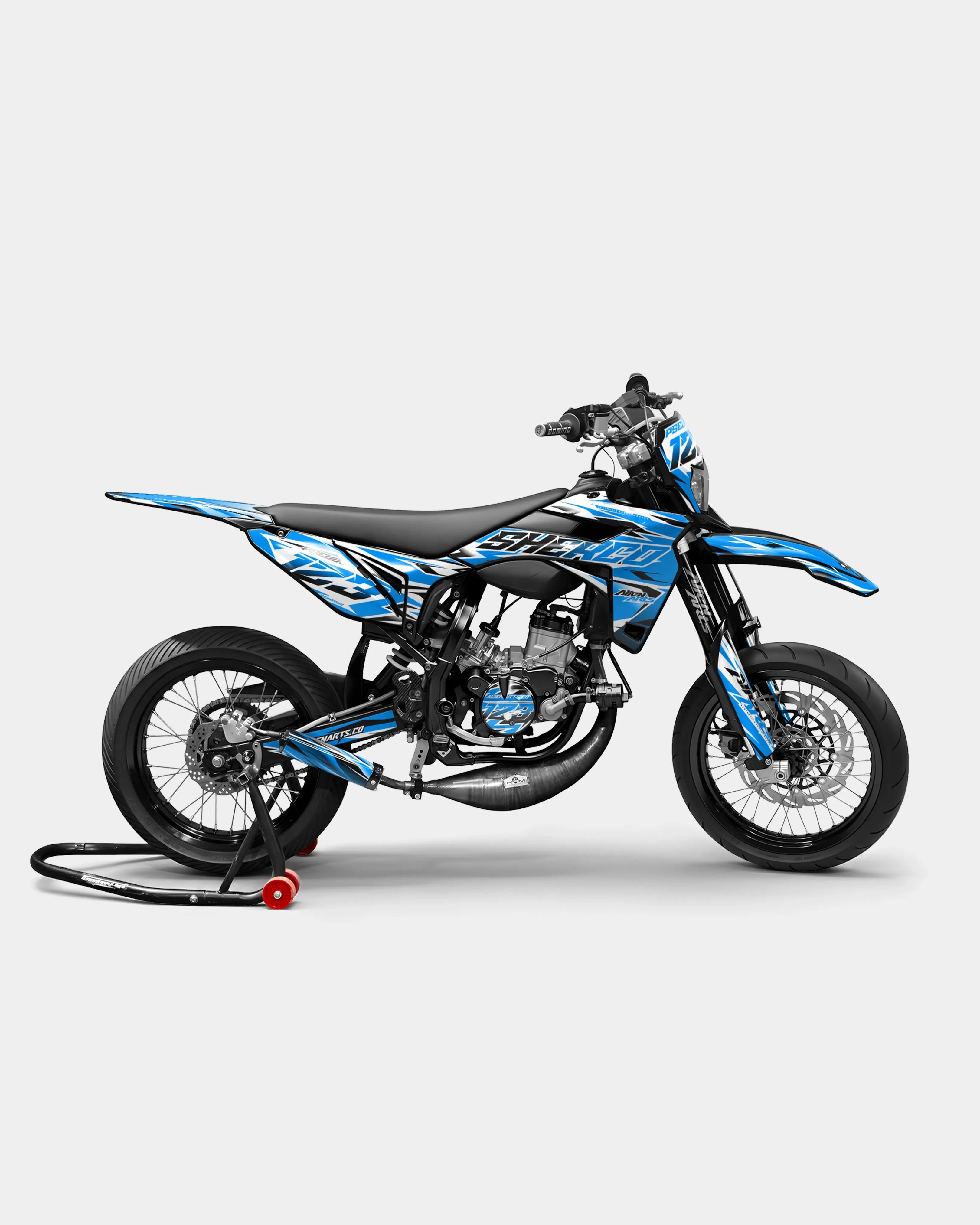 FABLE - Kit deco SHERCO 50cc - Bleu