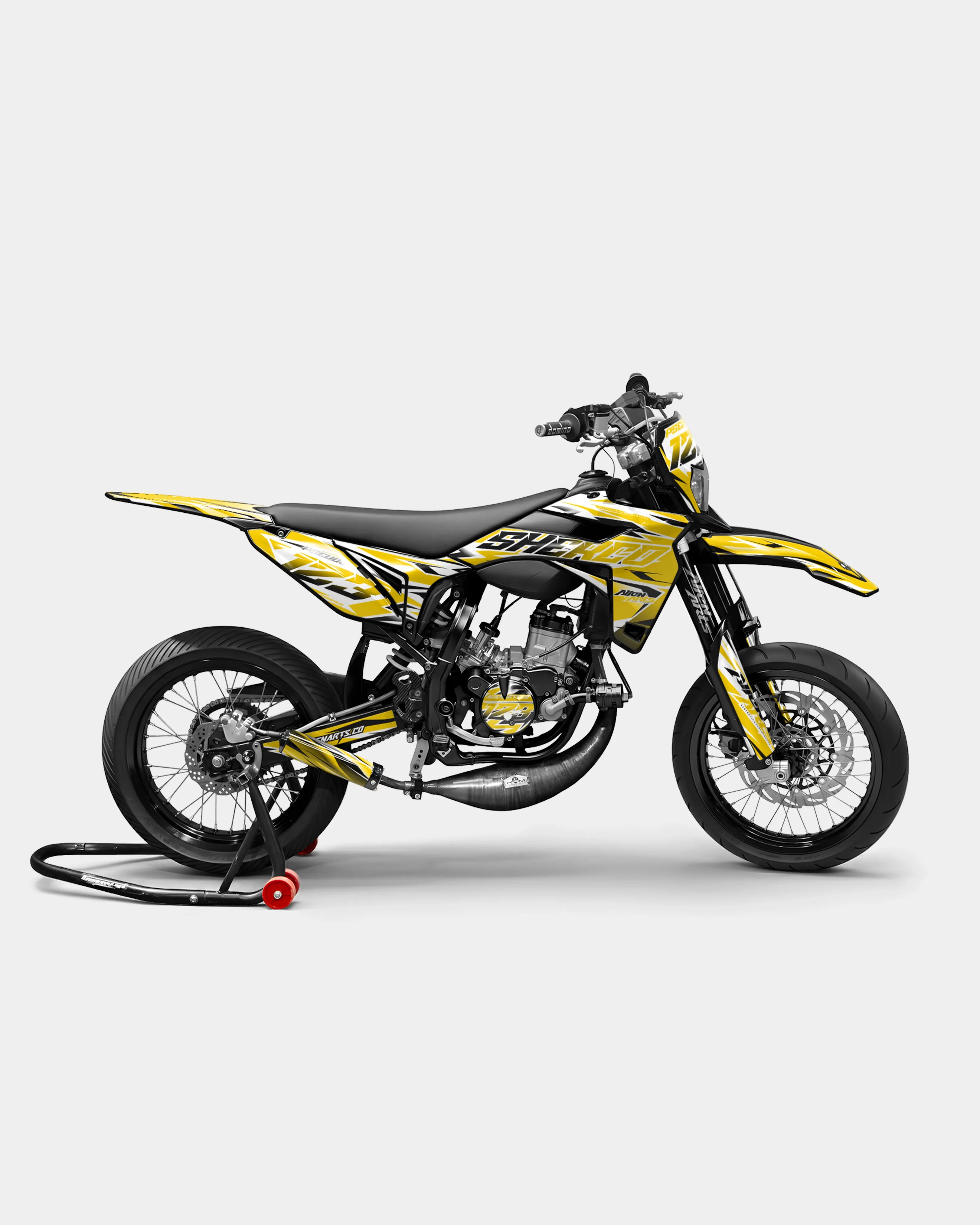 FABLE - Kit deco SHERCO 50cc - Jaune foncé