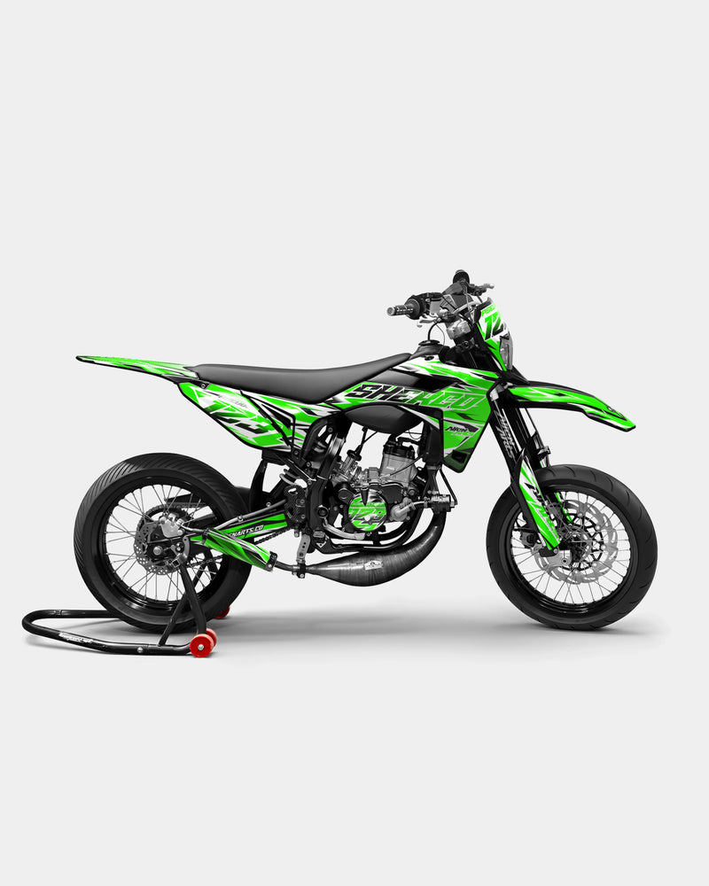 FABLE - Kit deco SHERCO 50cc - Vert