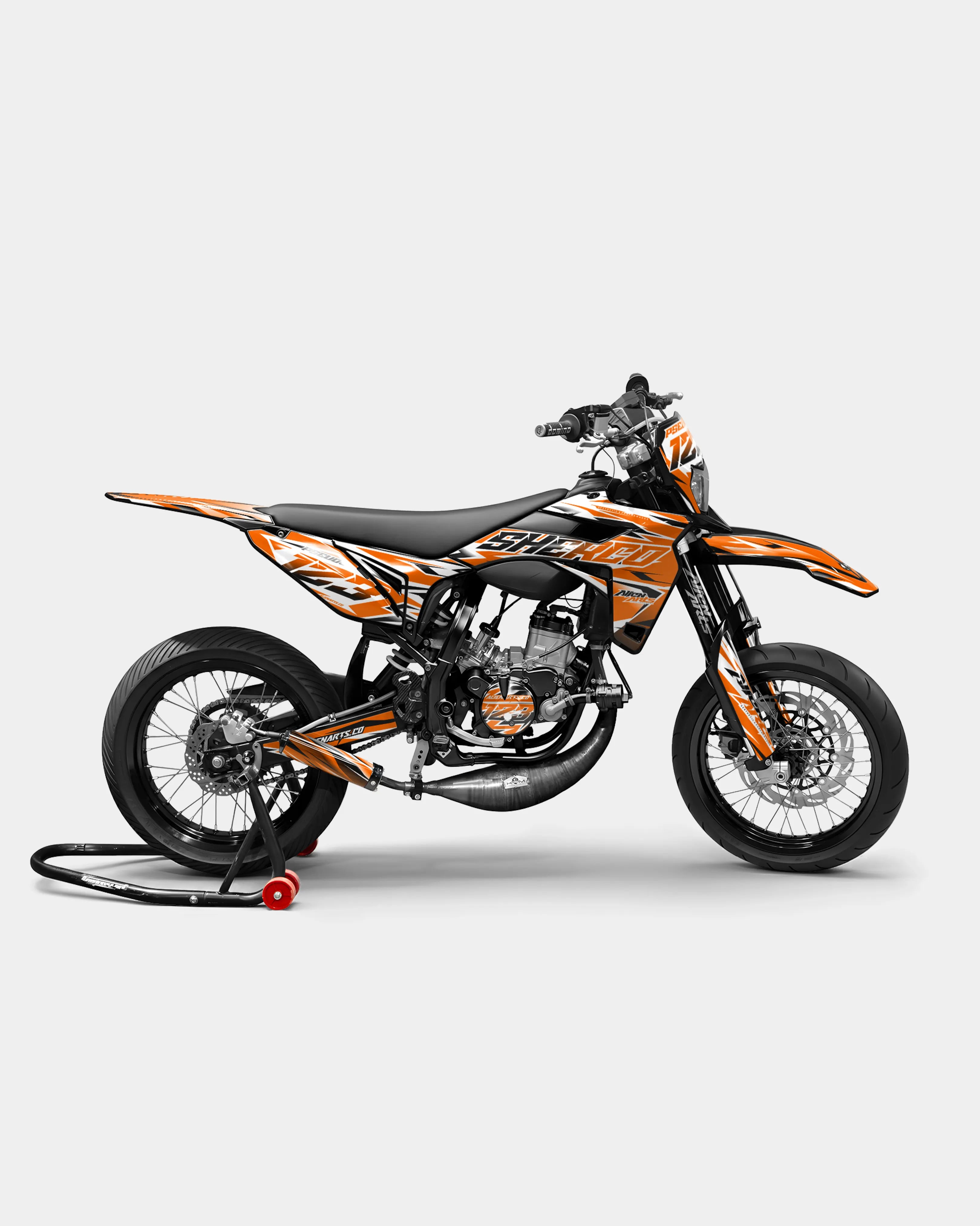 FABLE - Kit deco SHERCO 50cc - Orange