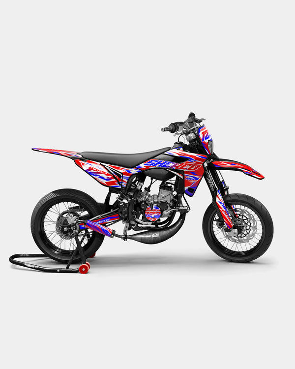 FABLE - Kit decorativo SHERCO 50cc - Rosso Blu