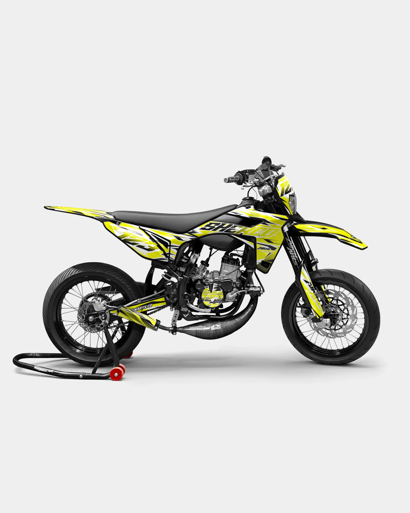 FABLE - Kit deco SHERCO 50cc - Jaune