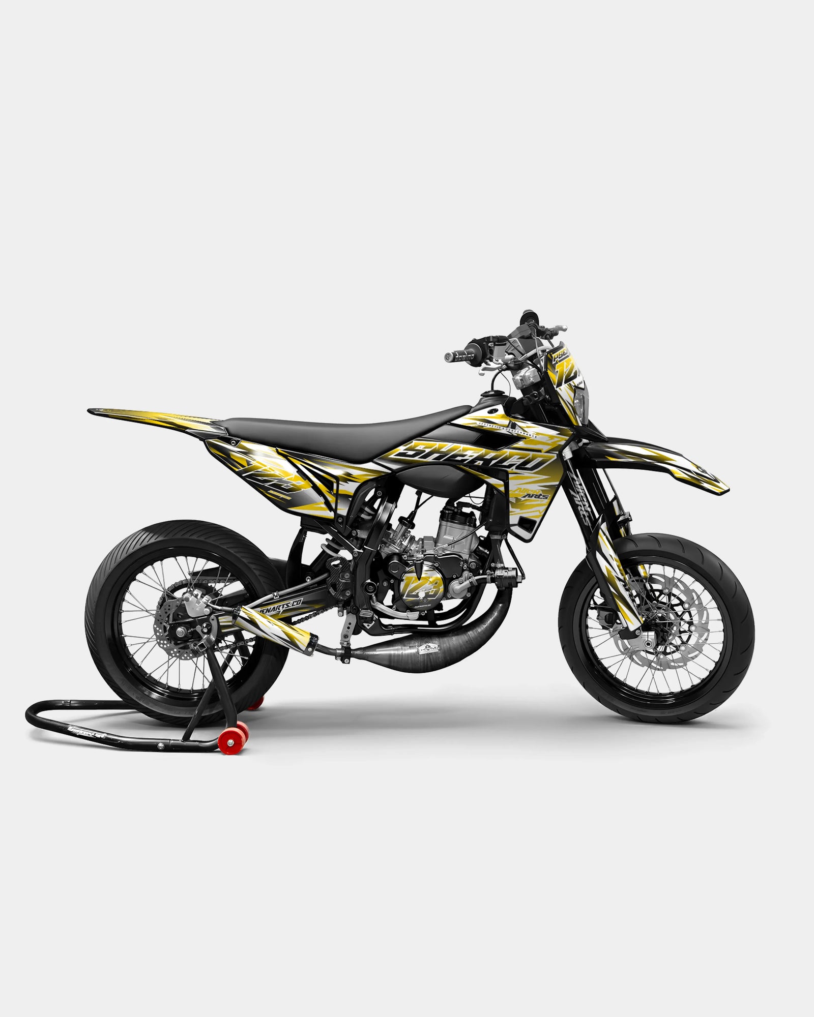 FIKA - Kit decorativo SHERCO 50cc - Amarillo oscuro