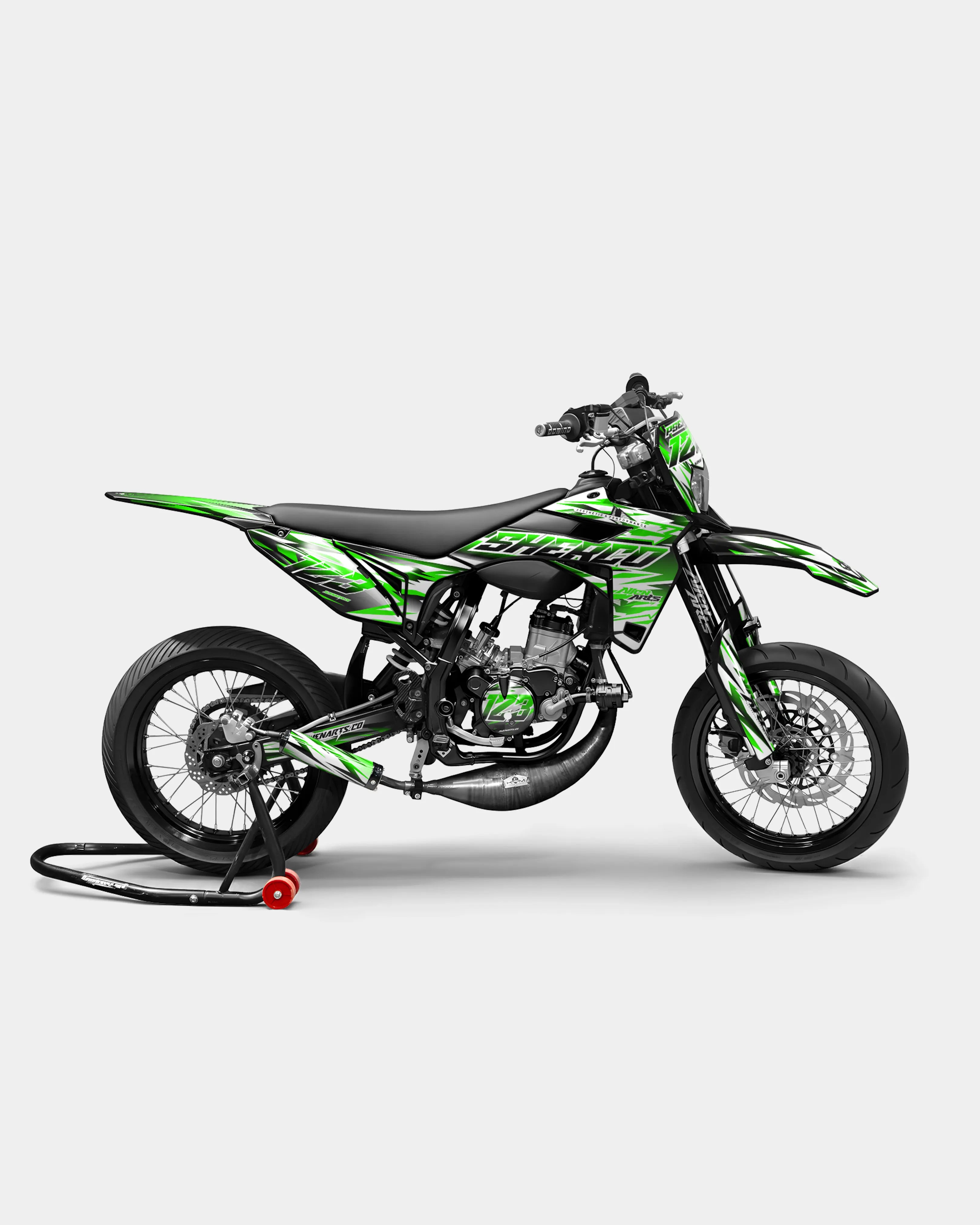 FIKA - Kit deco SHERCO 50cc - Vert