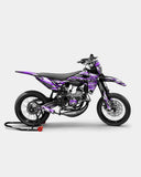 FIKA - Dekorationsset SHERCO 50cc - Violett