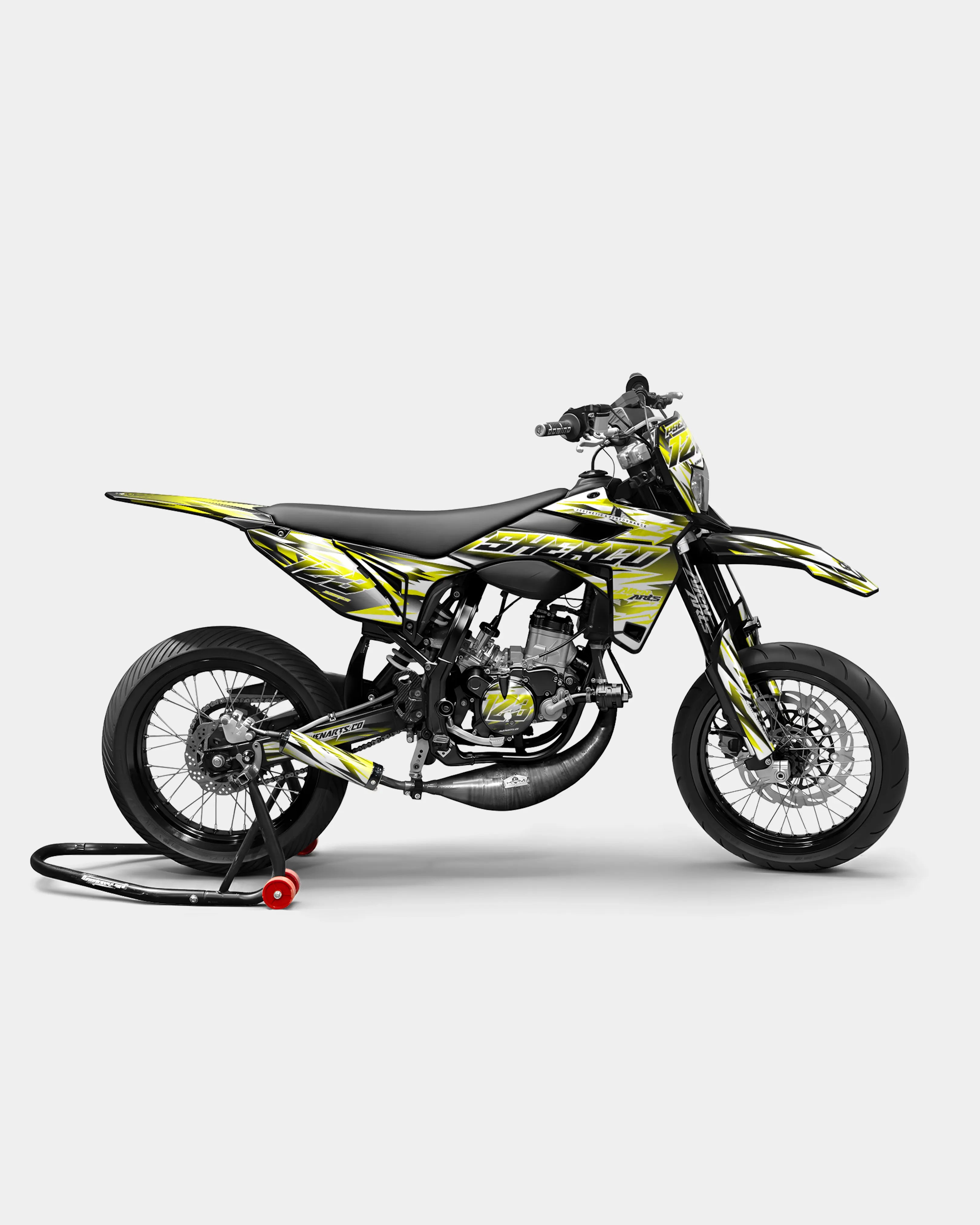 FIKA - Kit deco SHERCO 50cc - Jaune