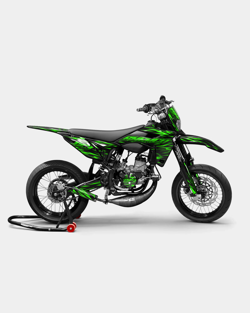 LIEN- Kit deco SHERCO 50cc - Vert