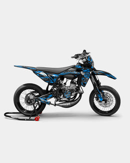LISSE- Kit deco SHERCO 50cc - Bleu — vue 1