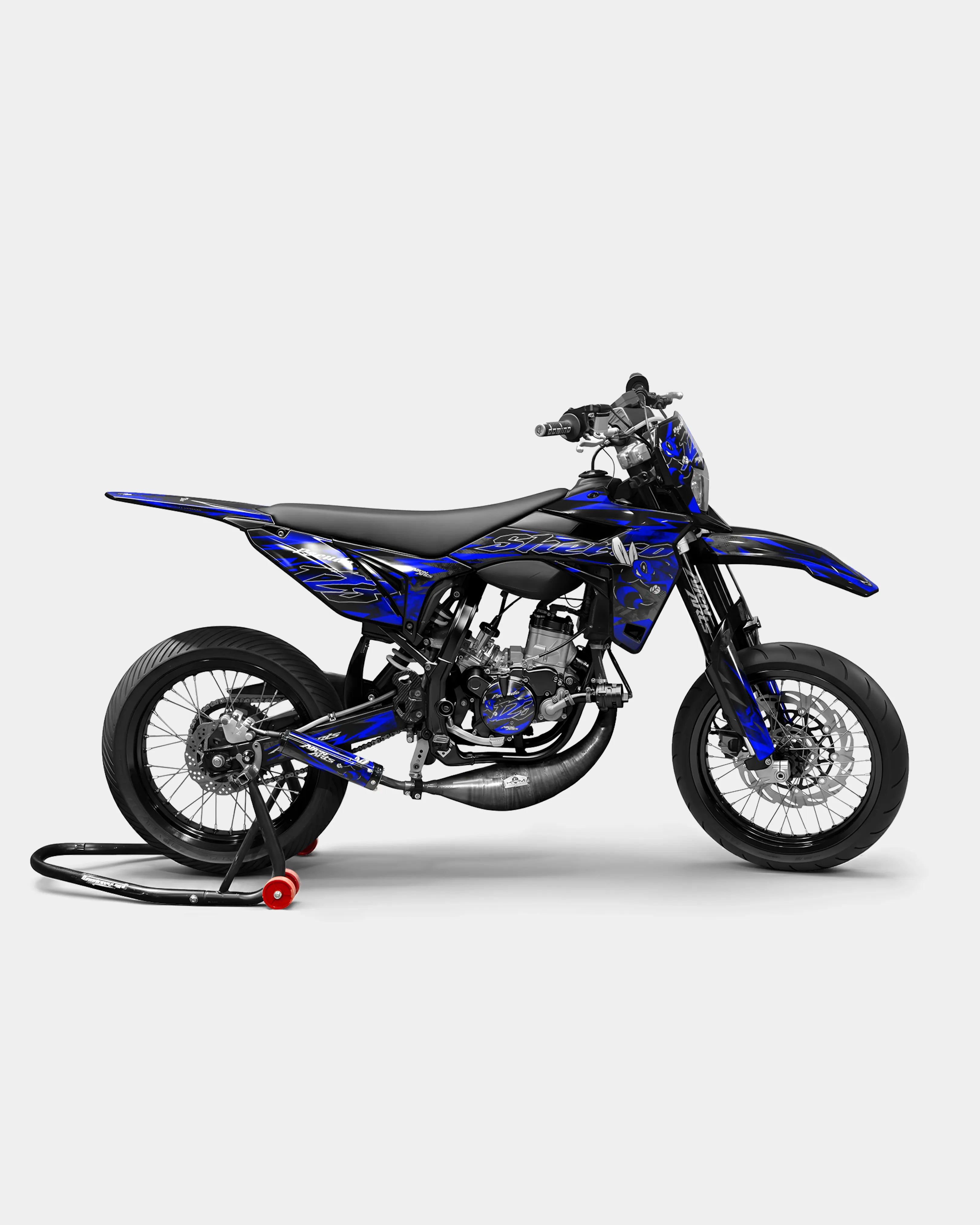 LISSE- Kit deco SHERCO 50cc - Bleu foncé