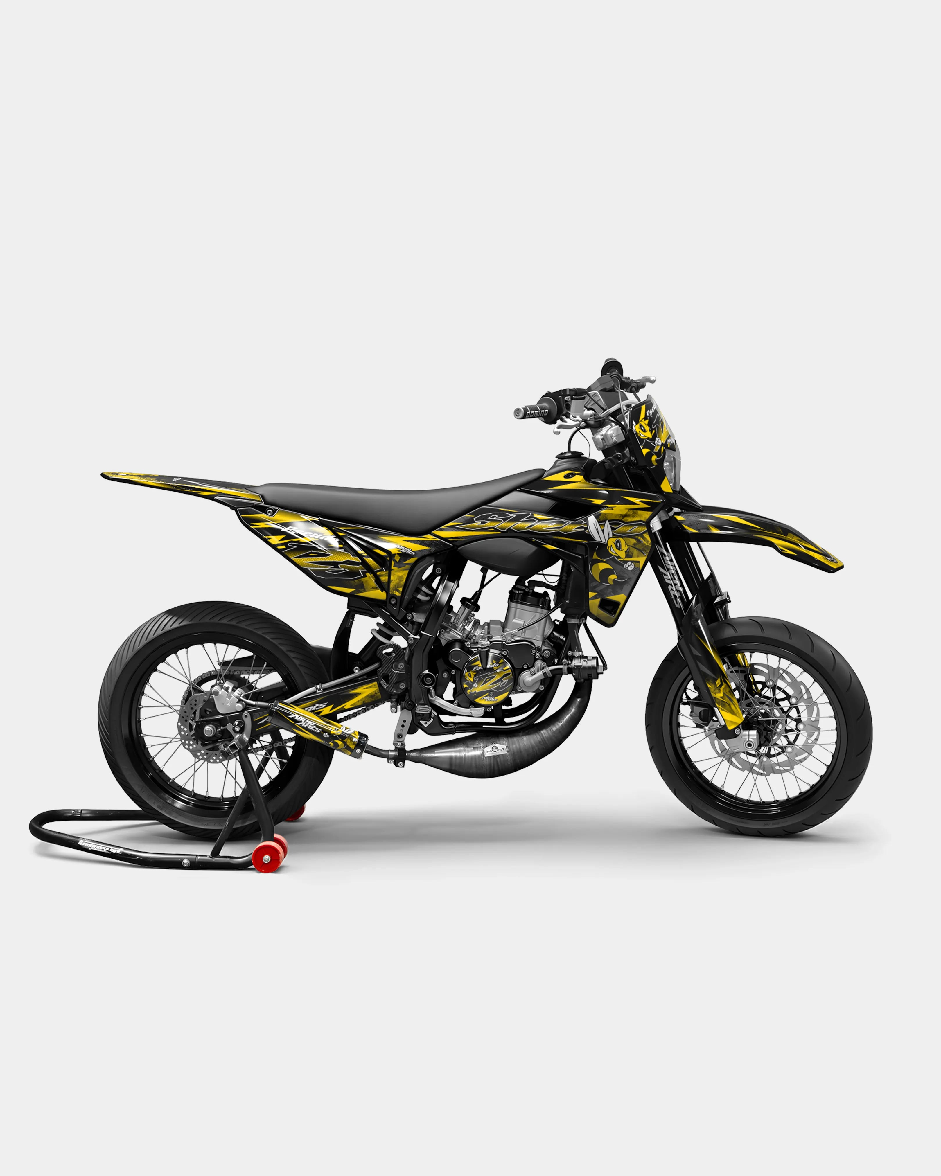 LISSE- Kit deco SHERCO 50cc - Jaune foncé