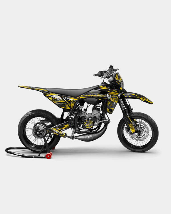 LISSE - Kit decorativo SHERCO 50cc - Giallo scuro