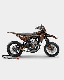 LISSE- Kit deco SHERCO 50cc - Orange — vue 1