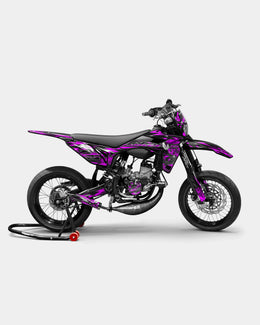 LISSE- Kit deco SHERCO 50cc - Rose — vue 1