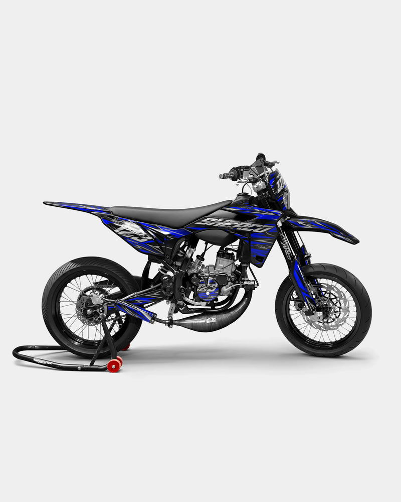 LUEUR- Kit deco SHERCO 50cc - Bleu foncé
