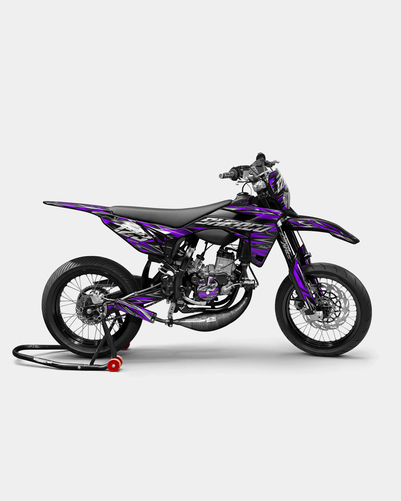LUEUR- Kit deco SHERCO 50cc - Violet
