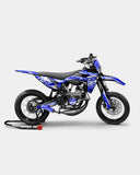LUNIOR- Kit deco SHERCO 50cc - Bleu foncé