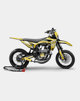 LUNIOR- Kit deco SHERCO 50cc - Jaune foncé — vue 1