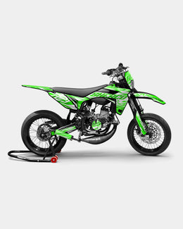 LUNIOR- Kit deco SHERCO 50cc - Vert — vue 1