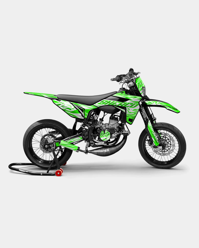 LUNIOR- Kit deco SHERCO 50cc - Vert