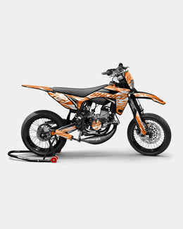 LUNIOR- Kit deco SHERCO 50cc - Orange — vue 1