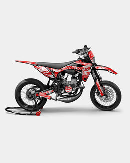 LUNIOR- Kit deco SHERCO 50cc - Rouge — vue 1