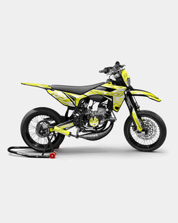LUNIOR- Kit deco SHERCO 50cc - Jaune — vue 1