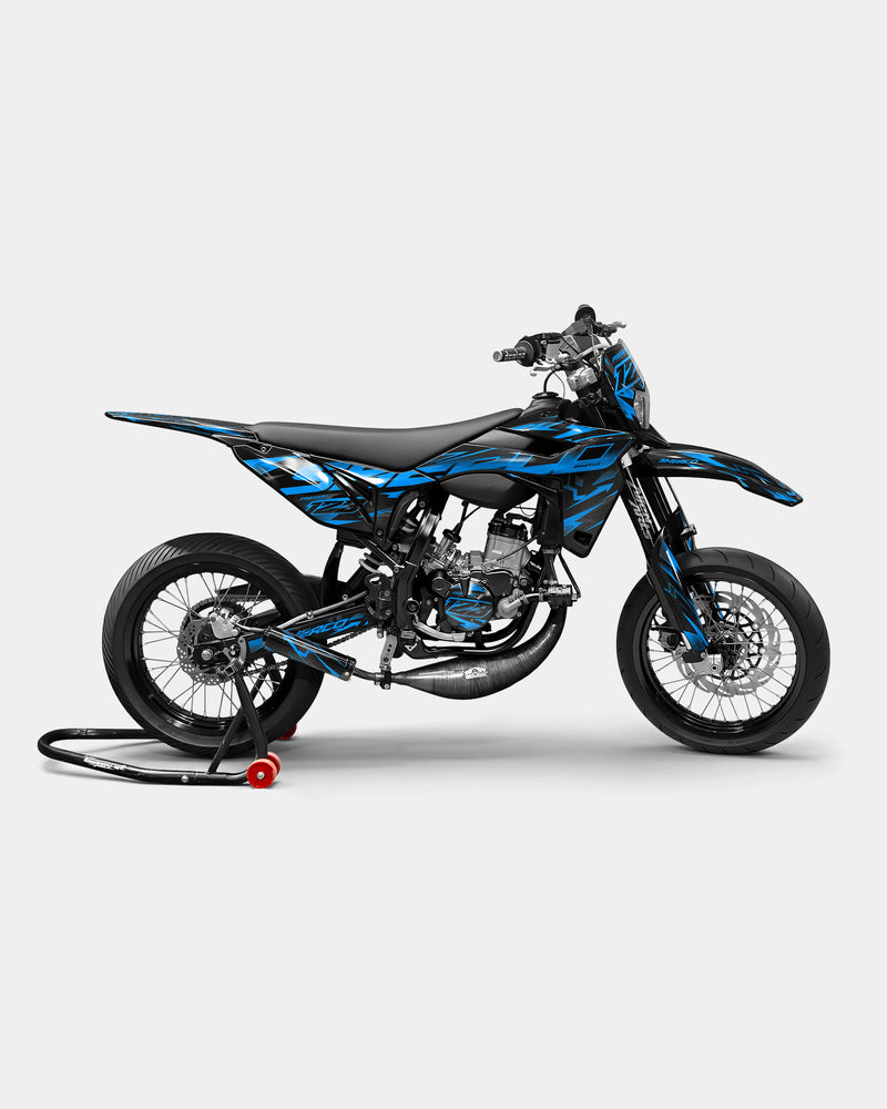 MISTRAL- Kit deco SHERCO 50cc - Bleu
