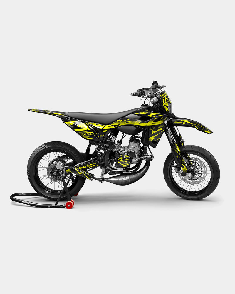 MISTRAL- Kit deco SHERCO 50cc - Jaune