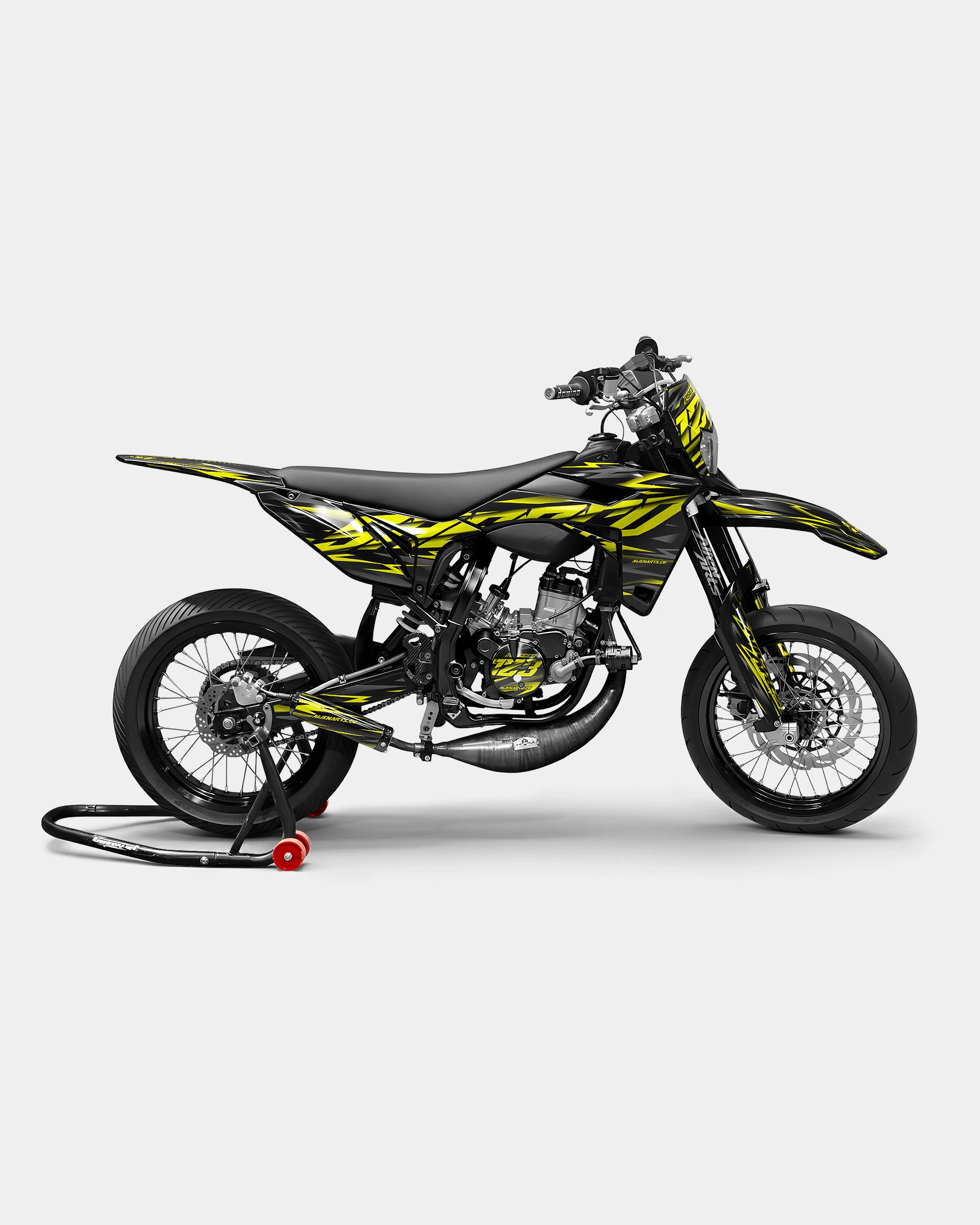 NOVUM- Dekorationsset SHERCO 50cc – Gelb