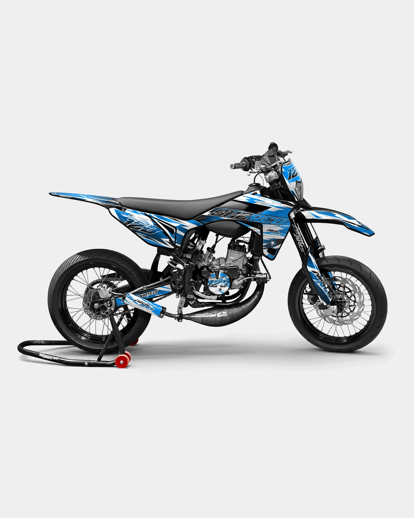 ONYX - Kit decorativo SHERCO 50cc - Blu