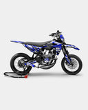ONYX - Kit deco SHERCO 50cc - Bleu foncé
