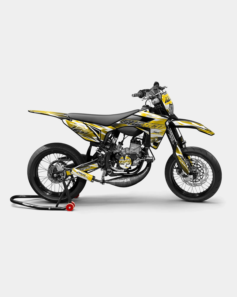 ONYX - Kit deco SHERCO 50cc - Jaune foncé