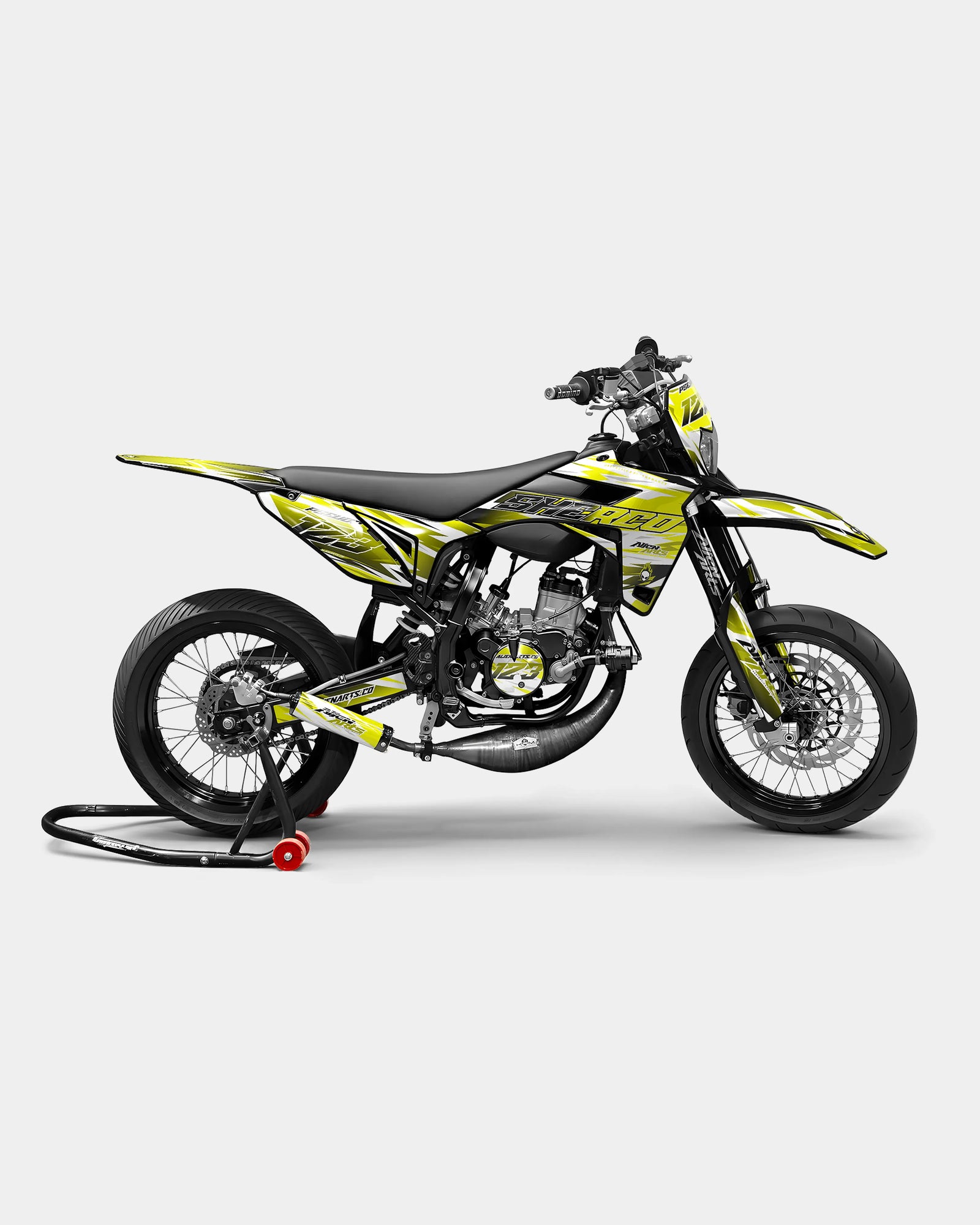 ONYX - Dekorationsset SHERCO 50cc - Gelb