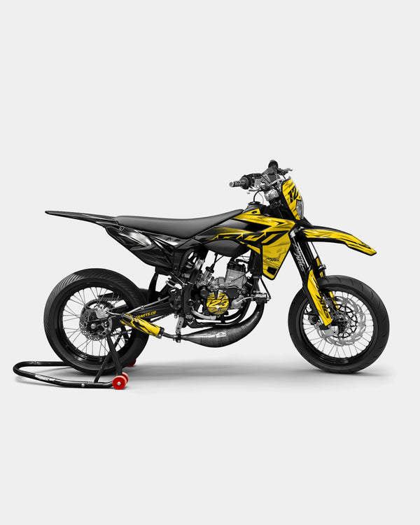 0RBIS - Kit decorativo SHERCO 50cc - Giallo scuro