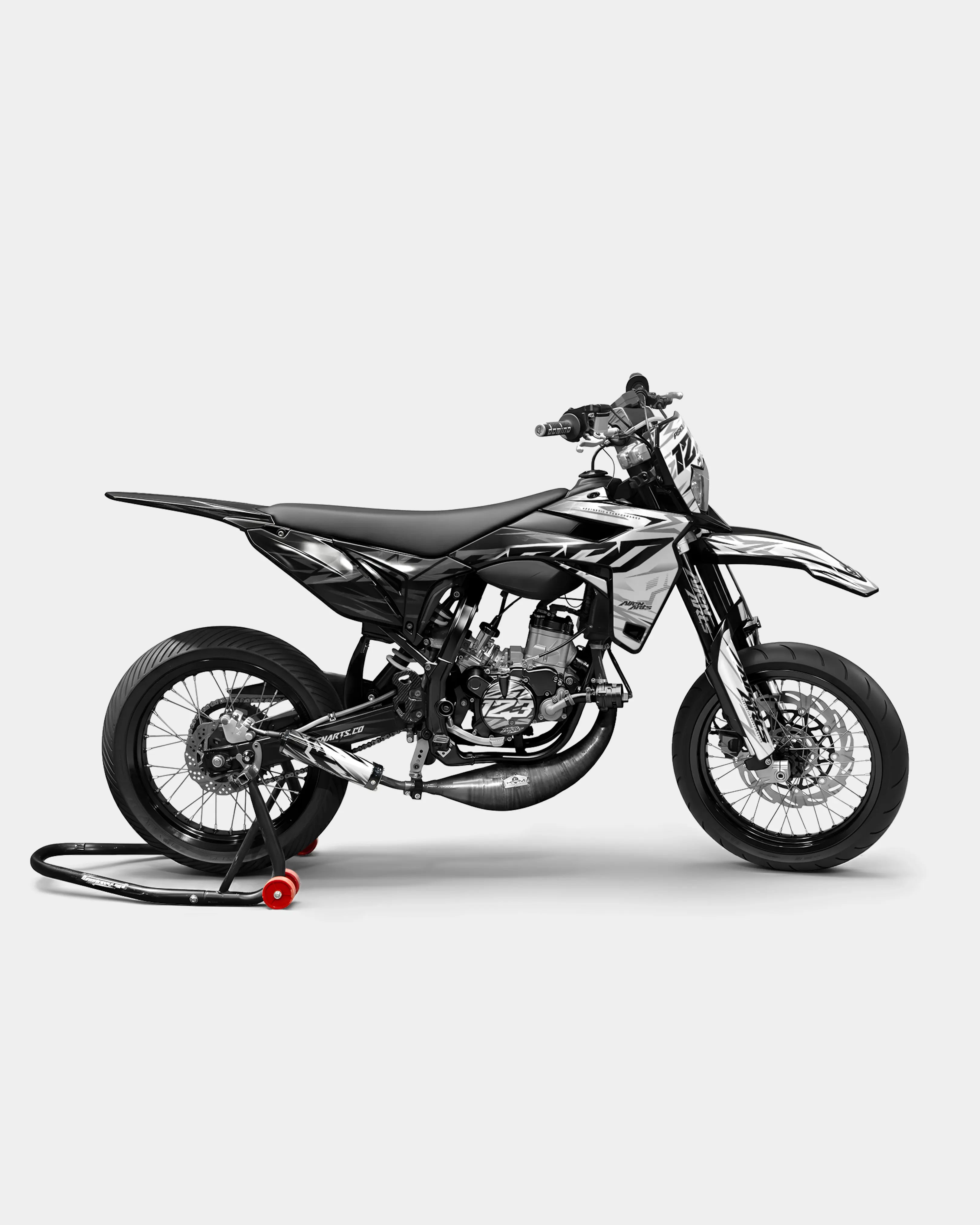 0RBIS - Kit deco SHERCO 50cc - Blanc