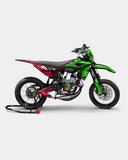 PAENO - Kit deco SHERCO 50cc - Vert Rouge